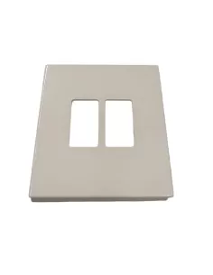 Vimar 08606.Z Series 8000 2-module cover plate in white resin