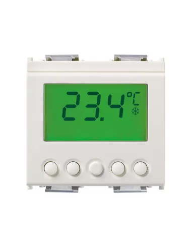 Vimar idea 16954 b thermostat avec affichage blanc
