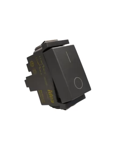 Vimar 17007 Idea Modulo Narrow Switch 2P 16Ax Grau, nur kompatibel mit 2 Modulträgern