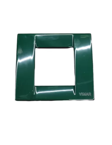 Vimar 17092.07 Placa Idea Classic 1/2 Módulos Verde Bosque