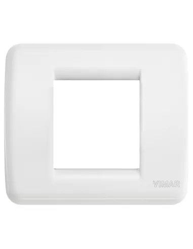 Vimar 17093.01 Idea Placca Rond� 1/2 Moduli Bianco