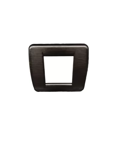 Vimar 17098.47 Idea Rond� Plate 1/2 Modules Satin Black