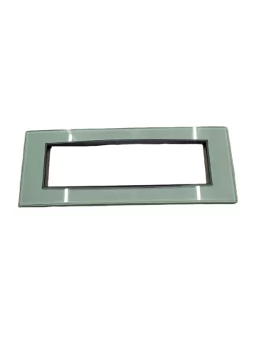 Vimar 20657.76 Placa Classic 7 Módulos Verde Hielo