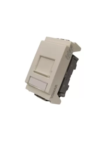 Vimar Idea 16357.B Prise Rj45 3 modules Cat5E Utp Blanc