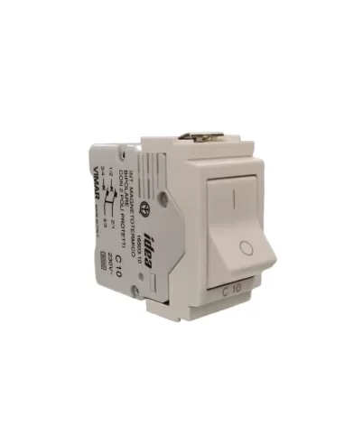 Vimar 16503.10 Idea Interruptor Magnetotérmico 2P 10A 3Ka Blanco