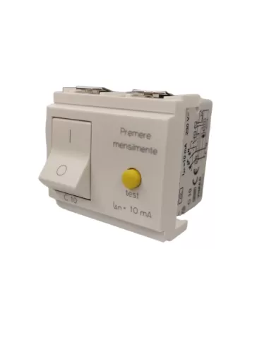 Vimar 16521.10 Idea Interruptor Difusor Magnetotérmico 10A 10Ma Blanco