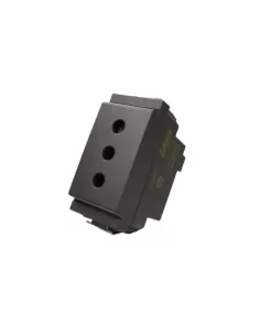 Vimar 17031 Idea Narrow Module Socket 2P T 10A P11 Gray compatible only with 2 module supports