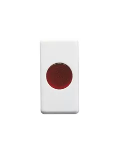 Gewiss diffuseur rouge à lumière plate système gw20603 blanc