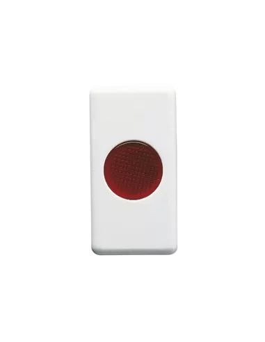 Gewiss diffuseur rouge à lumière plate système gw20603 blanc