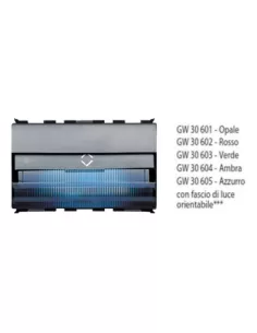 Gewiss steplight with adjustable light opal gw30601 playbus