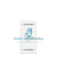 Bticino N4911BC Funda para llave con cartel de ventilador luminoso de 1m