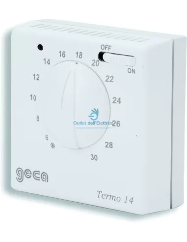 Geca 35420441 termostato de ambiente con luz indicadora