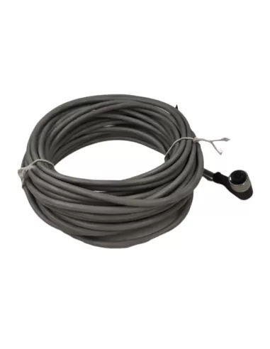 M12-Eckverbinder mit 10 m Moldcon-Kabel