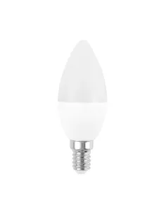 Duralamp cc3735wf lampadina a candela deco led up e14  5,3w 230v 3000°k opale luce calda