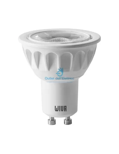 Wiva 12100254 foco led básico gu10 bk 5w 6000k 220v