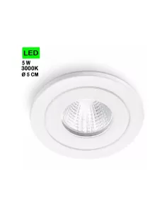 Gea luce GFA770C Faretto alluminio bianco 5w led 3000k