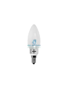 Wiva 12100312 Lampada led 2.5w e14 oliva satin.3k