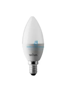 Wiva 12100430 LED Basic Oliv Opal E14 8W 3000K