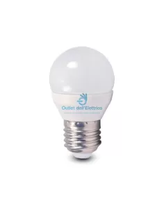 Duralamp CP4535W7F Decoled up sphere e27 5w 230v 3000k