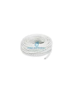 Gi Gambarelli 30001 Cable trenzado tel. blanco mm 2 x 0,25 m. 50