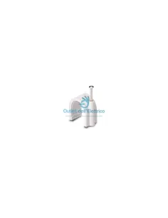 Abb 05792 sujetacables plastificado d 8 b - paquete de 100 uds.