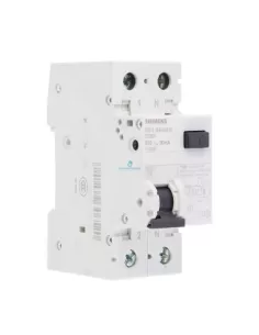 Siemens 5su13560kk10 interruttore magnetotermico differenziale 1p+n 10a 6ka curva b 30ma ac