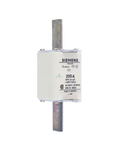 Siemens 3na3240 fuse nh 2 gl/gg 200a 500vac