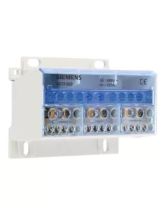 Siemens 5st2502 regleta de distribución 4 polos 125a din