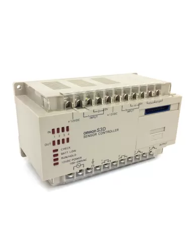 Omron s3d control unit in 110-240v out1,2 250vac out3,4 30vdc