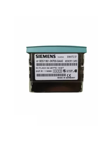 Siemens 6es79510kf000aa0 s7 memory card, f-eprom, 64kb