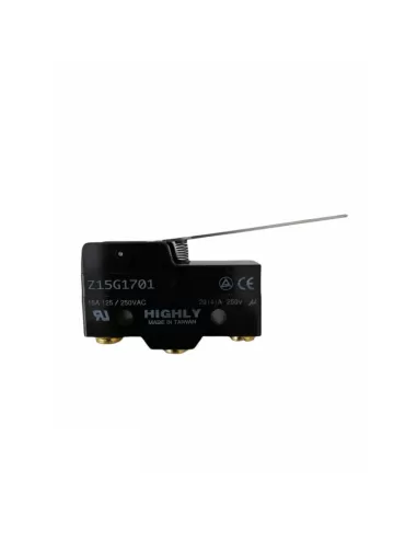 Micro-interrupteur à levier long hautement z15g1701, 15a, 250vac, exo m