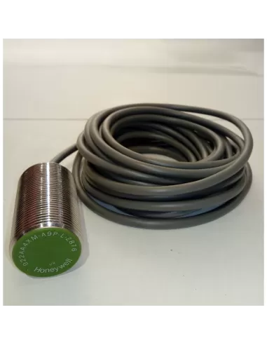 Honeywell 922aa4xm-a9p050lz876 proximity sensor, m30 15-50vdc 3 wires pnp no 10mm cable 5m