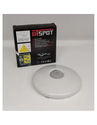 T-lab spot 360 sensore volumetrico dt da soffitto antimascheramento (fino 4mt)