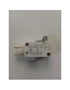 Microswitch 10a 250vac sans levier nc avec roue métallique