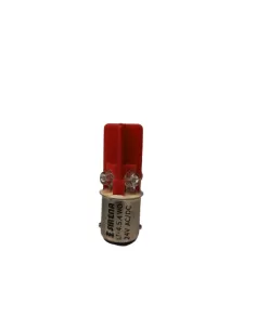 Sirena 40943 ld454woba15d24da3 lampadina led ba15d rossa 24vac//dc