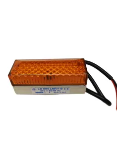 Sirena 66802 ld85lnrfb24da2 lampeggiante lineare arancio 24vac//dc ip54 a luce fissa con led integrati