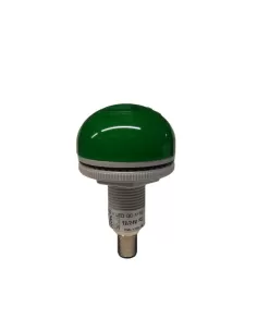 Siren 91384 p50 led multifunction piezoelectric buzzer with led light 12 24vac//dc green 92db ip65 conn m12