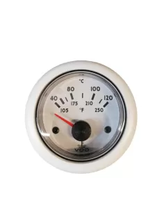 Vdo marine n02321602 thermometer 120°c 12v d 52mm white