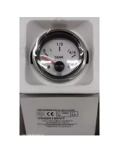 San giorgio sein vsg20130//vt indicateur de niveau de carburant d 52mm blanc rouge index 24v