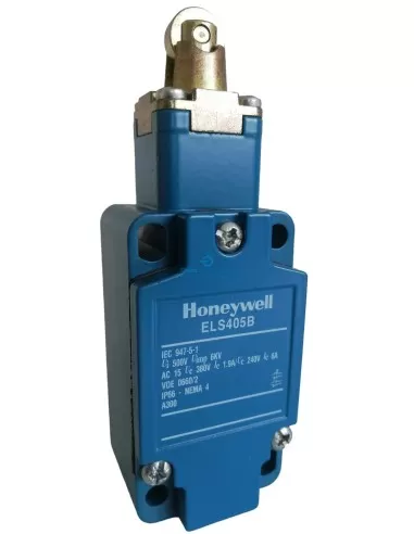 Honeywell els405b final de carrera de pistón con rodillo 6a 500v 2na+2nc ip66 ul