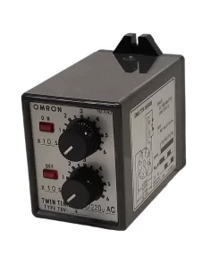 Omron tdv-44a020d octal on-off timer 60s 110vac