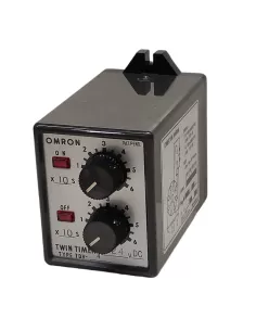 Omron tdv-44a021d octal on-off timer 60s 24vdc