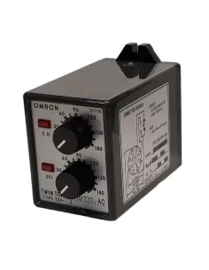 Omron tdv-5ac110220180s twin timer 110//220vac 50//60hz on 180s off 180s