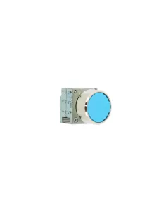 Siemens 3sb35000aa51 flat blue metal button