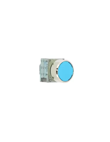 Siemens 3sb35000aa51 flat blue metal button