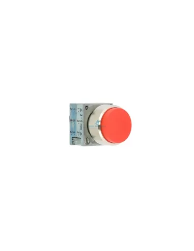 Siemens 3sb35000ba21 red protruding metal button