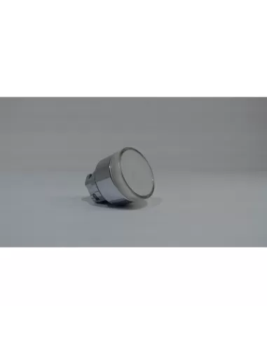 Lovato pulsante metallo  luminoso rasato bianco 8lm2tbl108