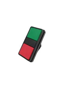 Schneider d1m1z pulsante doppio rosso   verde  d 22mm