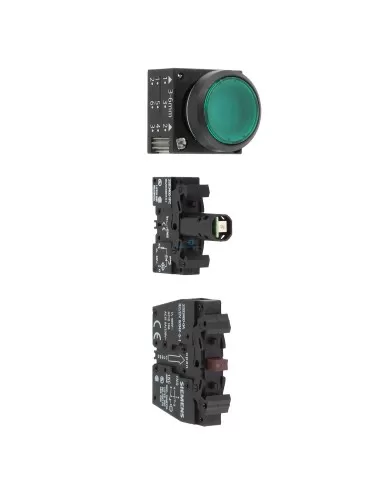 Siemens 3sb32470aa41 grüner LED-Leuchttaster 24VAC 1NA+1NC