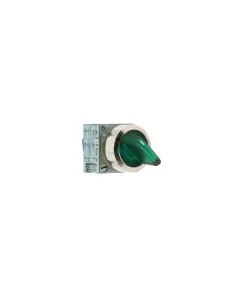 Siemens 3sb35012da41 3-position green illuminated metal selector